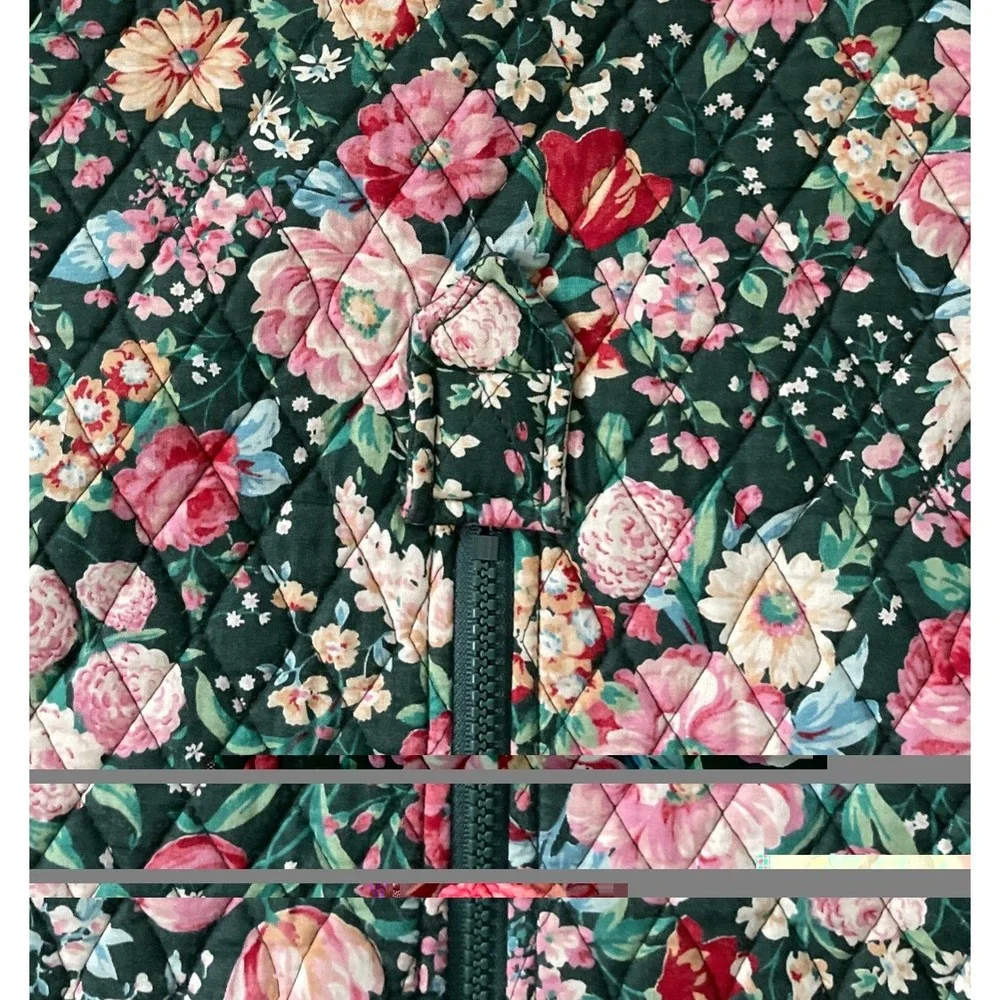 Vintage Vera Bradley Garment Bag Springtime Quilted Floral Travel Luggage 90's